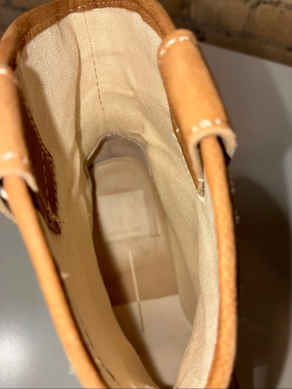 Dolce Vita Nashe Brown and Cream Western Ankle Boots, 6.5 - Picture 7 of 8